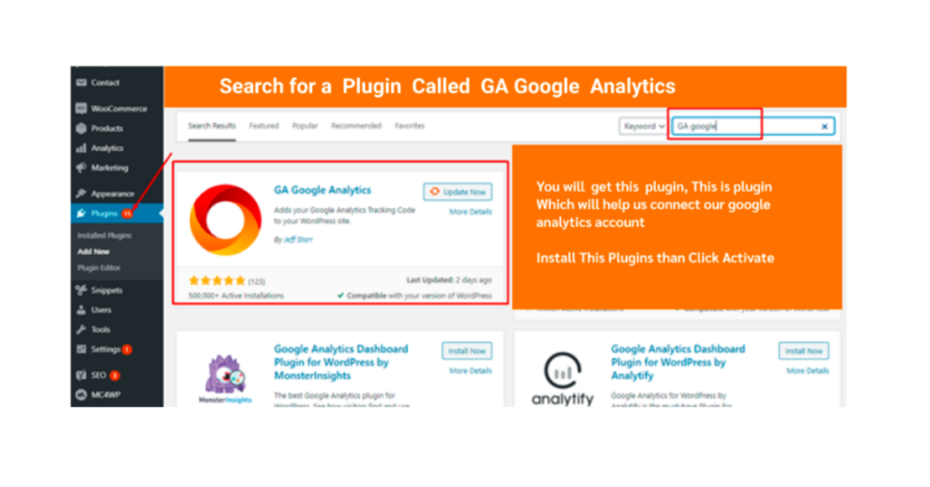 how to set up google analytics in wordpress